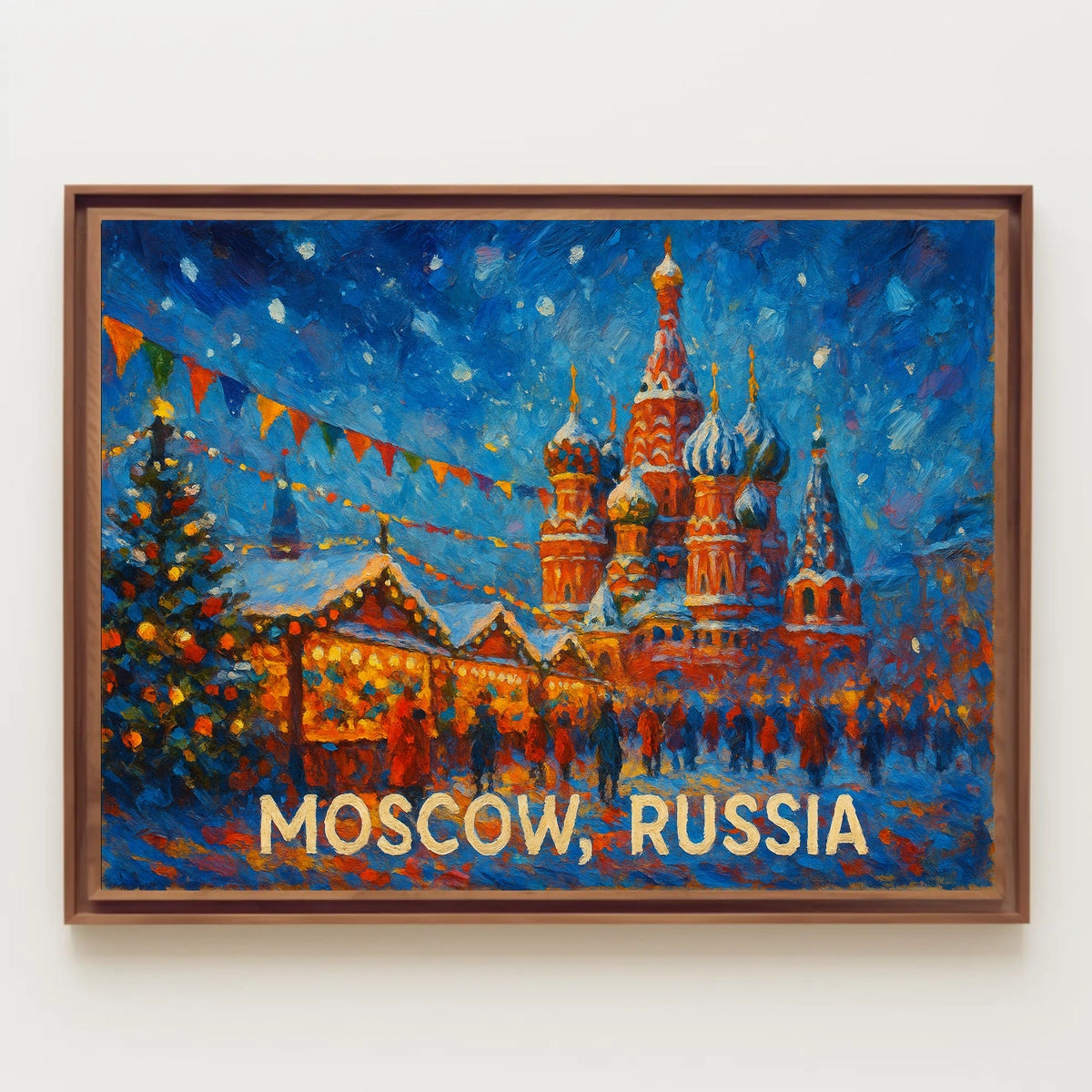 Moscow, Russia Winter Wonderland Poster