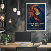 Saint Catherine de Ricci Dominican Mystic Poster
