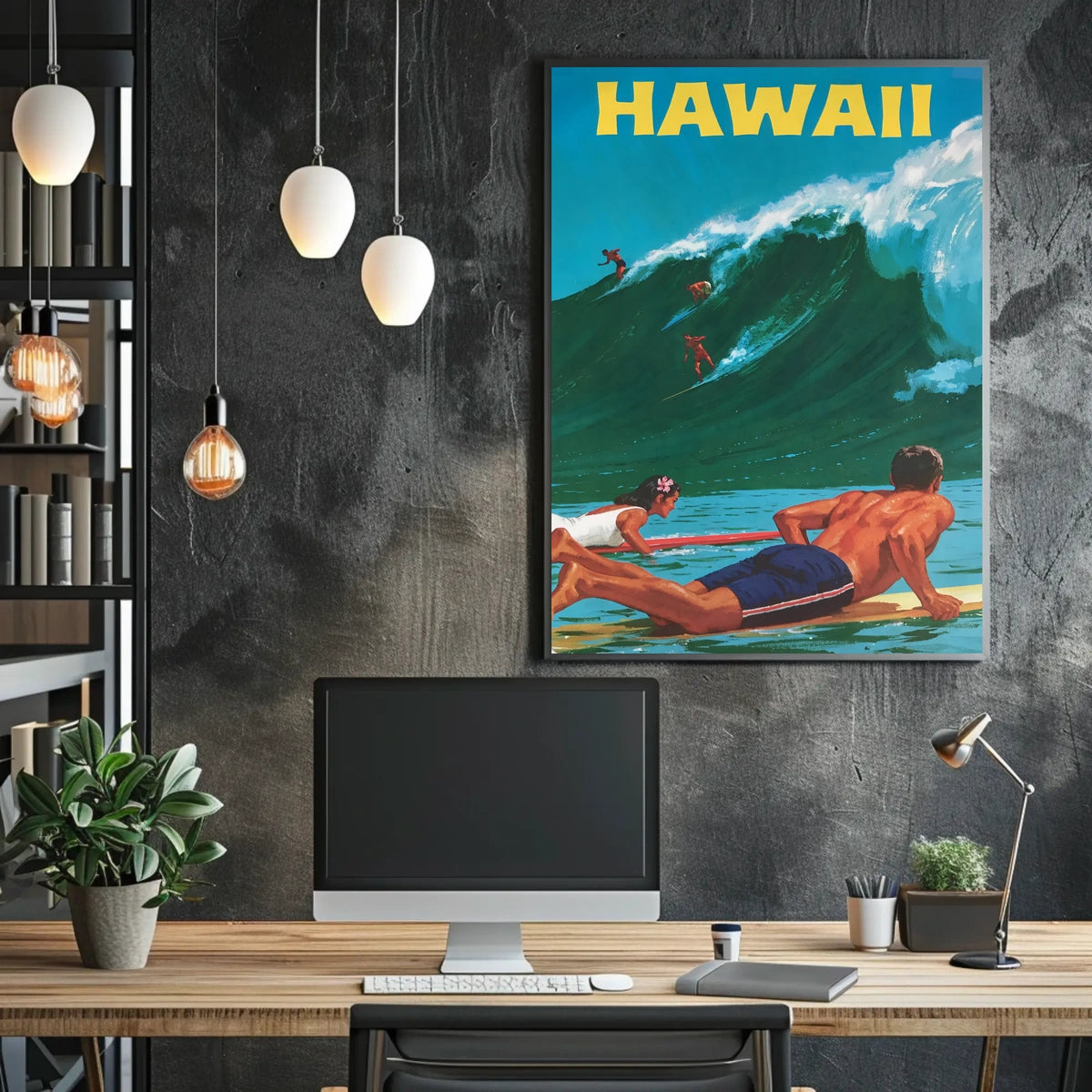 Hawaii Surf Adventure Poster
