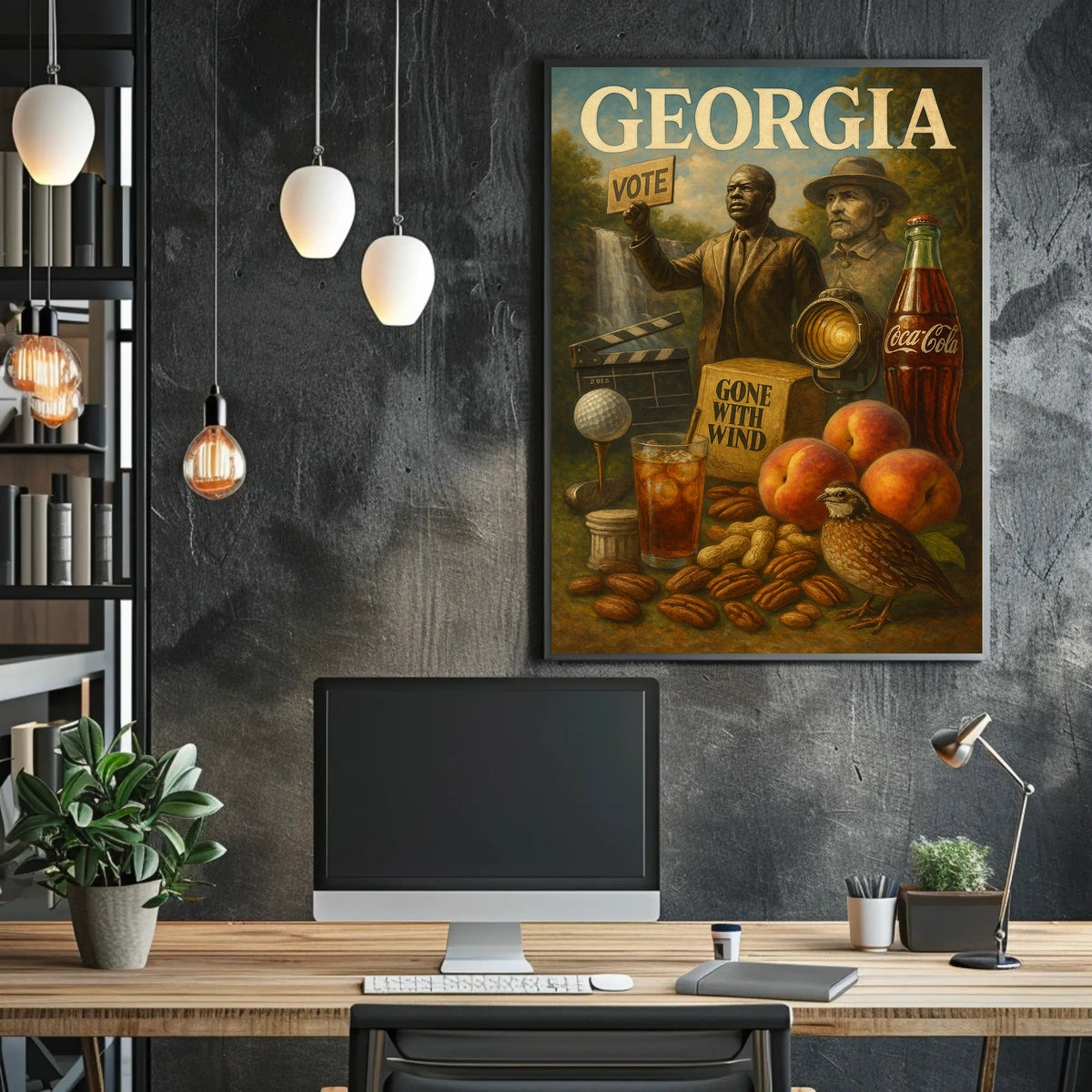 Georgia Heritage Montage Poster