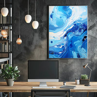 Oceanic Whirl Poster