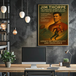 Jim Thorpe: A Legacy of Athletic Excellence Poster