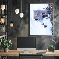 Winter Serenity From Above Poster