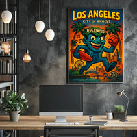 Los Angeles City Of Angels Poster