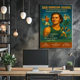 Babe Didrikson Zaharias The Unstoppable Force Poster