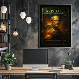 Aristotle The Fusion Of Philosophy And Poster