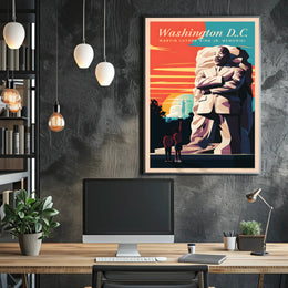 Washington D.C. Martin Luther King Jr. Memorial Poster