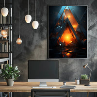 Geometric Inferno Poster