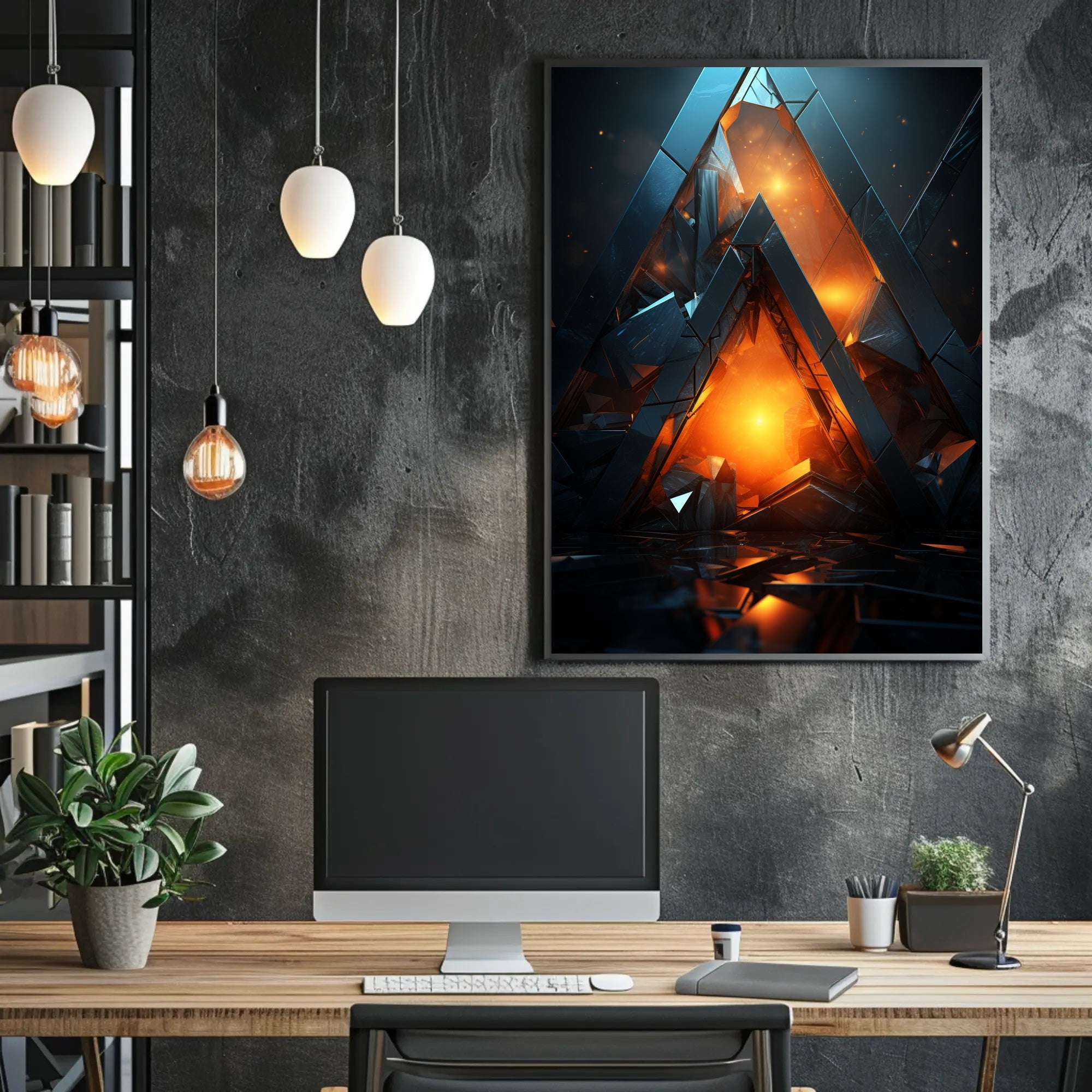 Geometric Inferno Poster