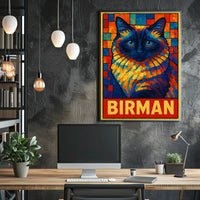 Birman Cat Art Poster