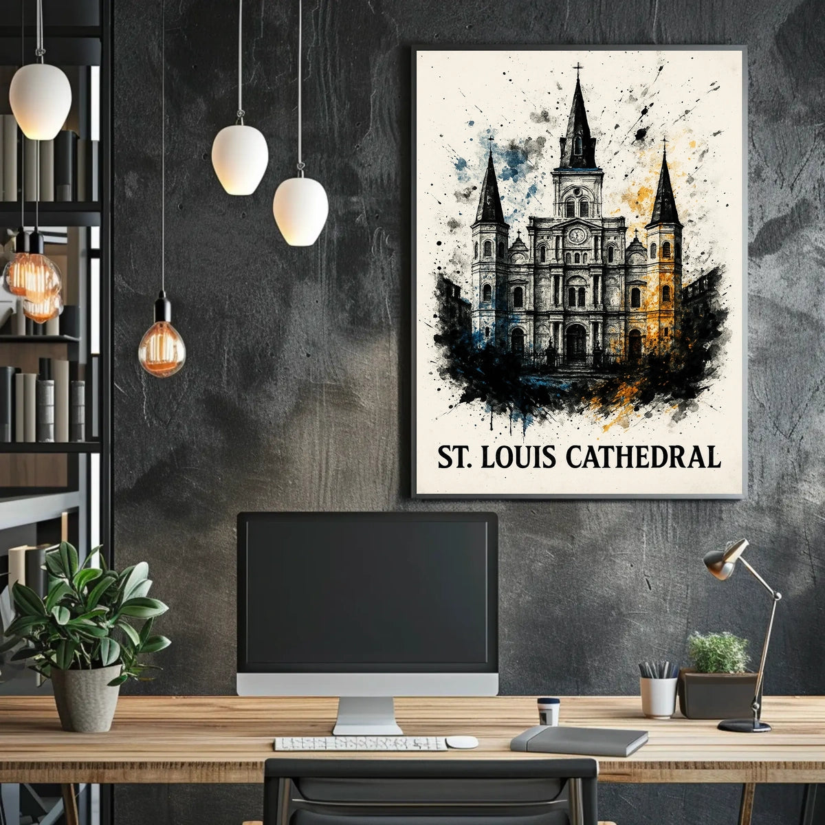 St. Louis Cathedral Art Poster