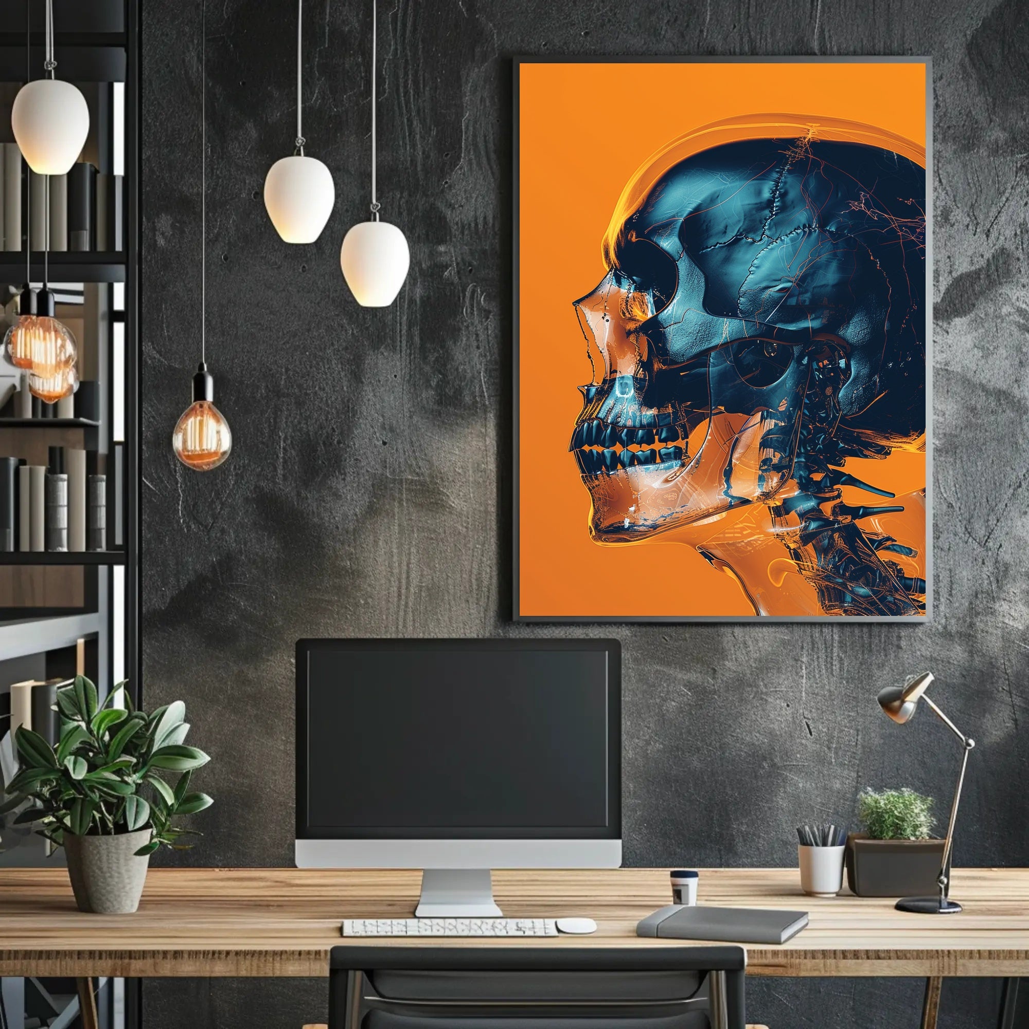 Vibrant Anatomy Poster PosterGoat
