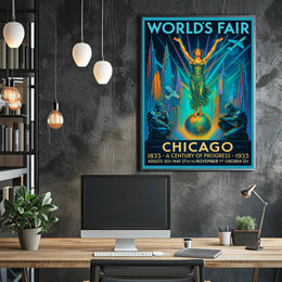 Chicago World's Fair A Century of Progress Poster PosterGoat