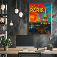 Fly To Paris Poster