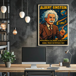 Albert Einstein Developer Of The Poster