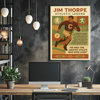 Jim Thorpe Legendary Athlete Jim Thorpe Poster
