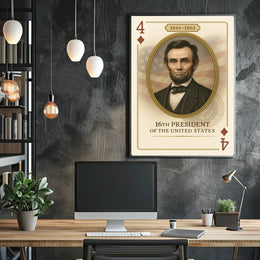 Abraham Lincoln 16th President Scenic Wall Art Poster