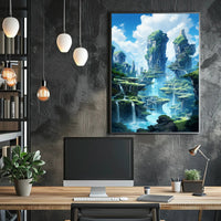 Enchanted Waterfalls Poster