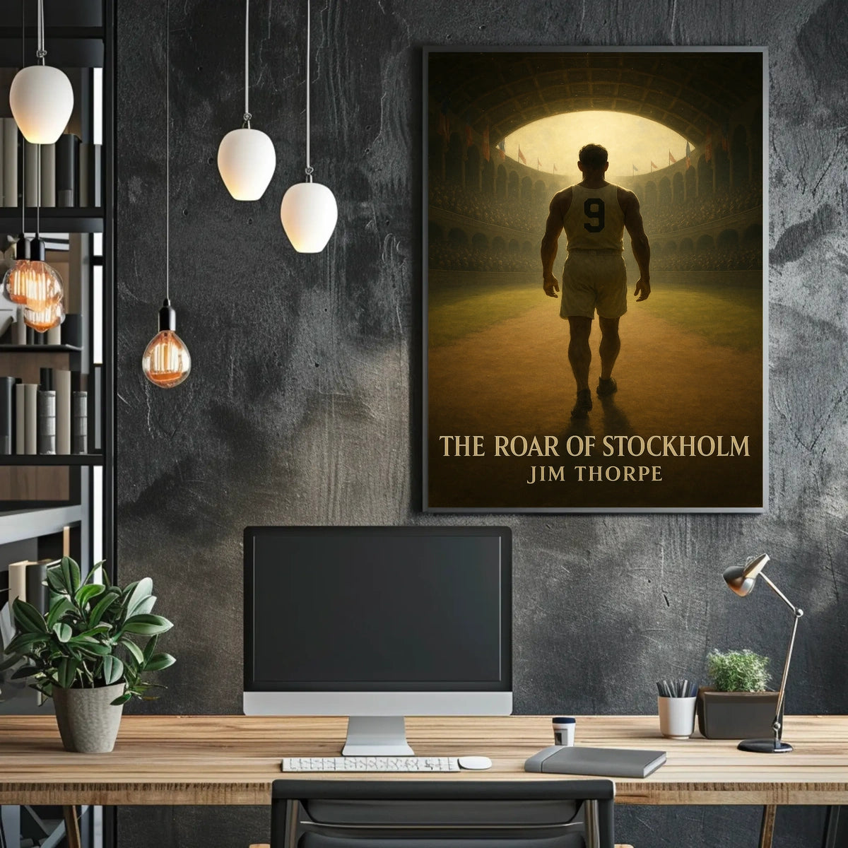 The Roar of Stockholm Jim Thorpe Poster
