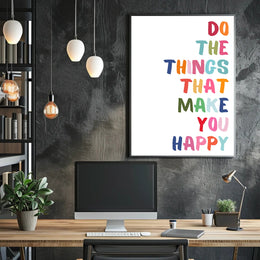 Motivational Poster: Uplifting Hand-Lettered Typography Art PosterGoat