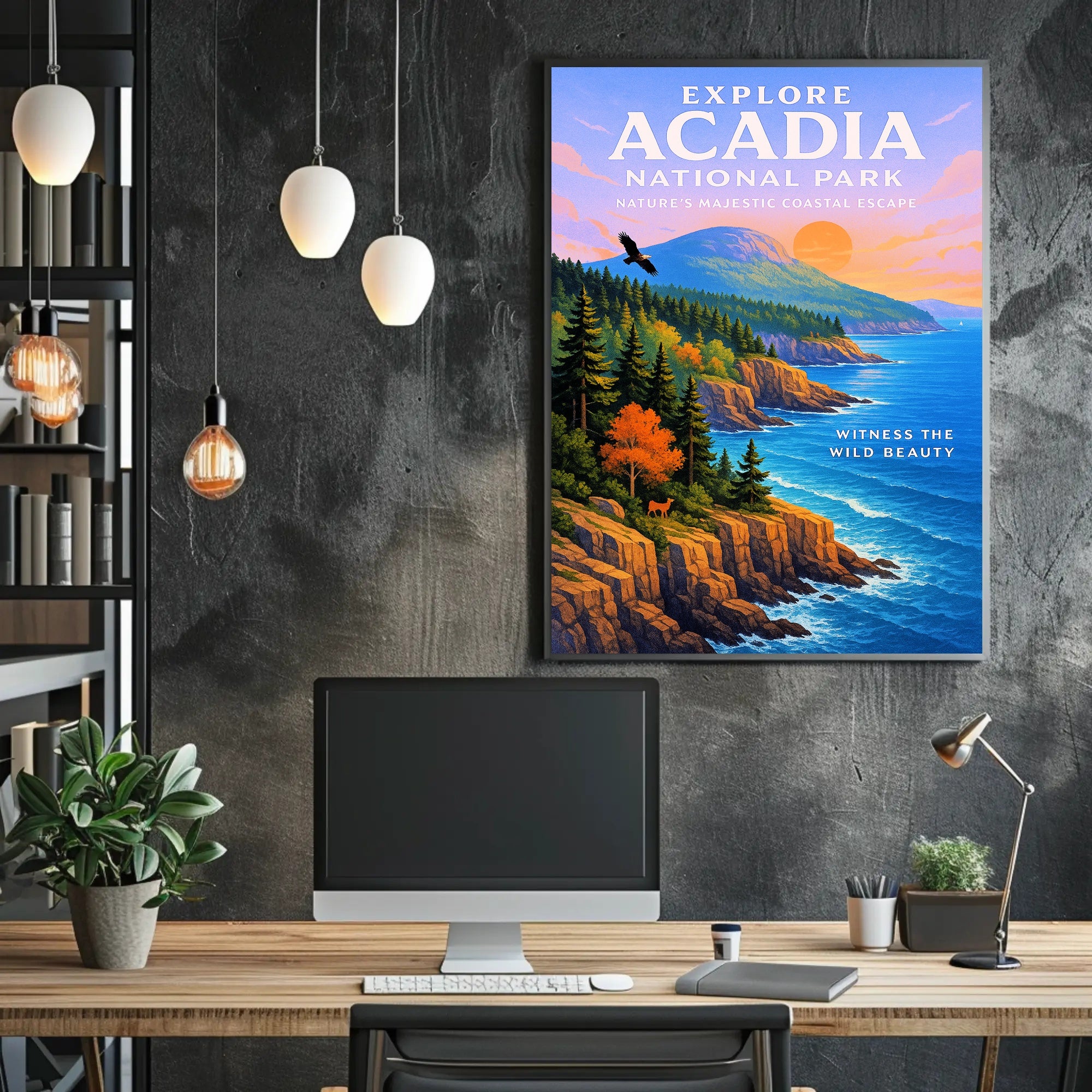 Explore Acadia National Park Poster
