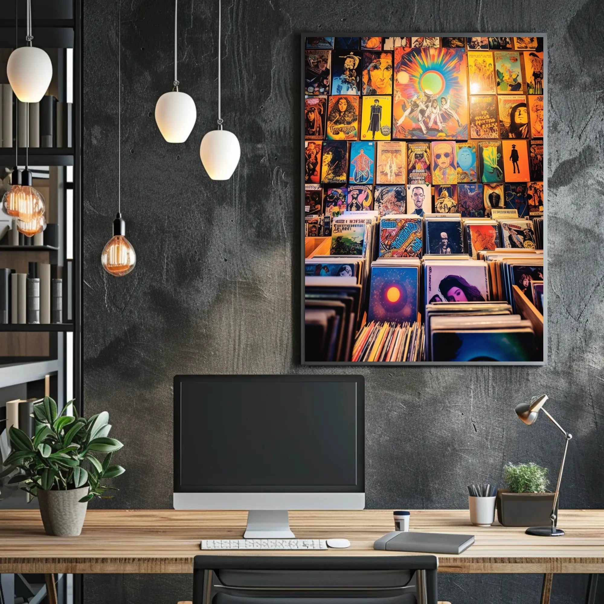 Vibrant Vinyl Collection Poster