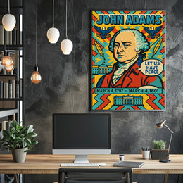 John Adams 2nd President Poster PosterGoat