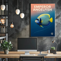 Emperor Angelfish Poster PosterGoat