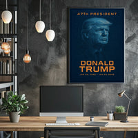 Trump Blueprint Visionary Patriot Poster