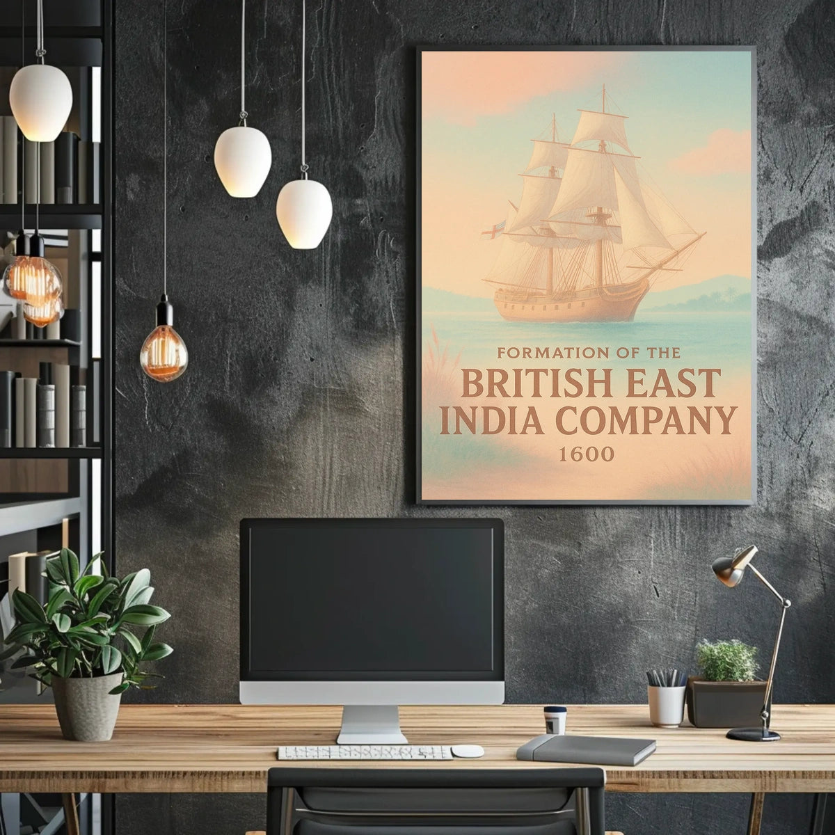 Formation of the British East India Company Poster