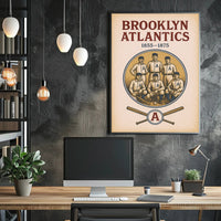 Brooklyn Atlantics Baseball Team Poster PosterGoat