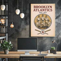 Brooklyn Atlantics Baseball Team Poster PosterGoat