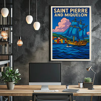 Saint Pierre and Miquelon Voyage Poster