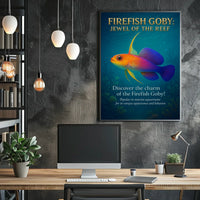 Firefish Goby Jewel of the Reef Poster