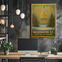 Washington D.C. Capital Of Cheer Poster