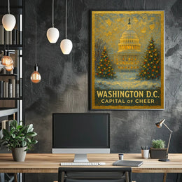 Washington D.C. Capital Of Cheer Poster