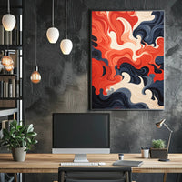 Swirling Colors Of Expression Poster