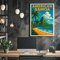 American Samoa Paradise Poster