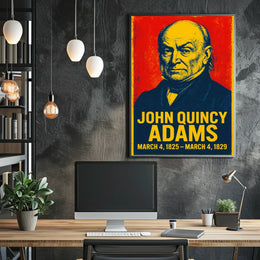 John Quincy Adams Presidential Term Poster