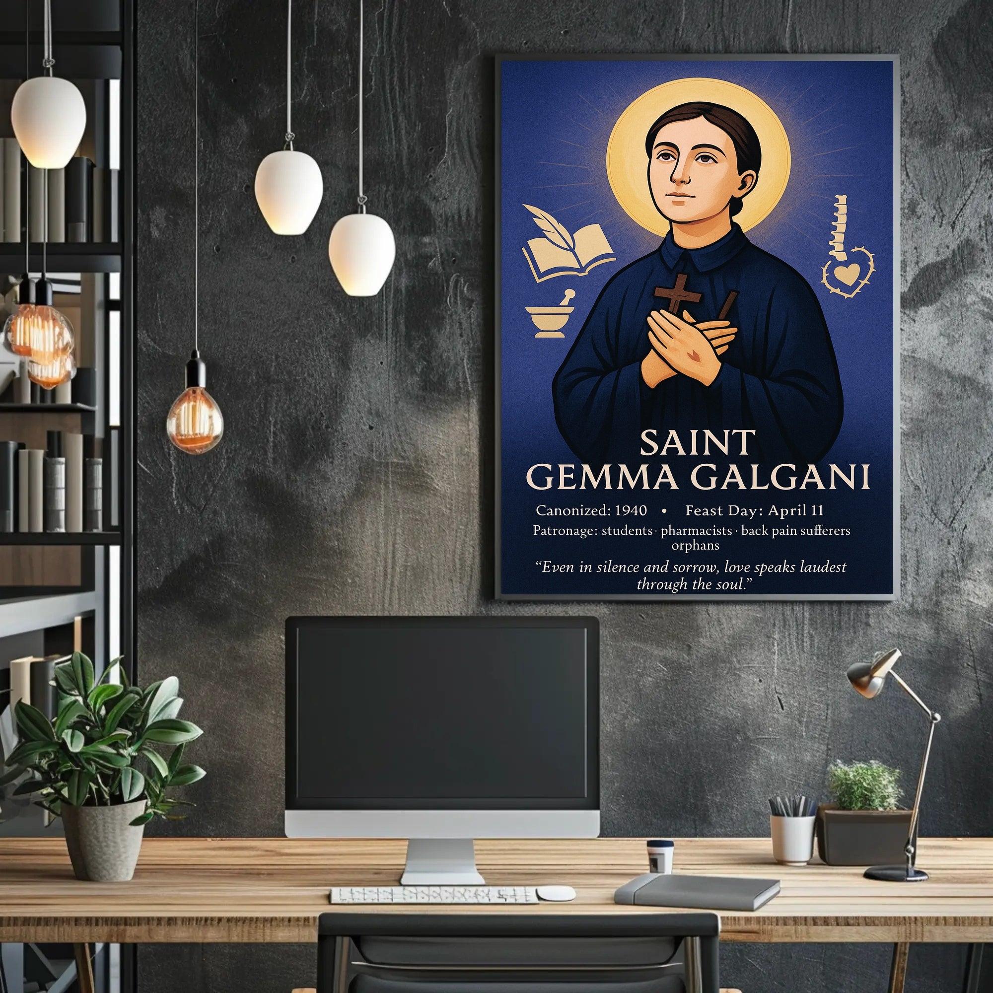 Saint Gemma Galgani Poster PosterGoat