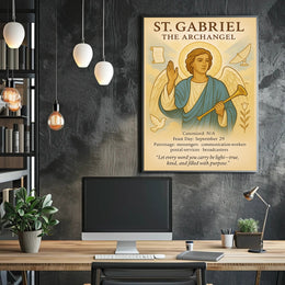 St. Gabriel the Archangel Poster PosterGoat