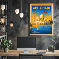 Discover Abu Dhabi Poster PosterGoat