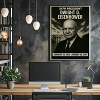 Dwight D. Eisenhower 34Th President Poster