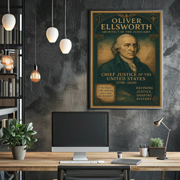 Oliver Ellsworth Architect of the Judiciary Poster