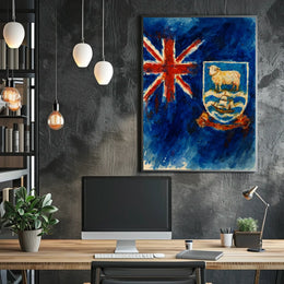 Falkland Islands Flag Poster