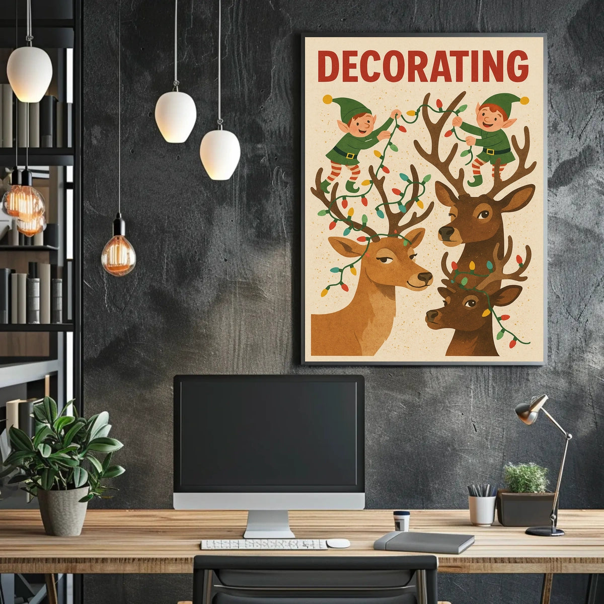 Holiday Decorating Fun Poster