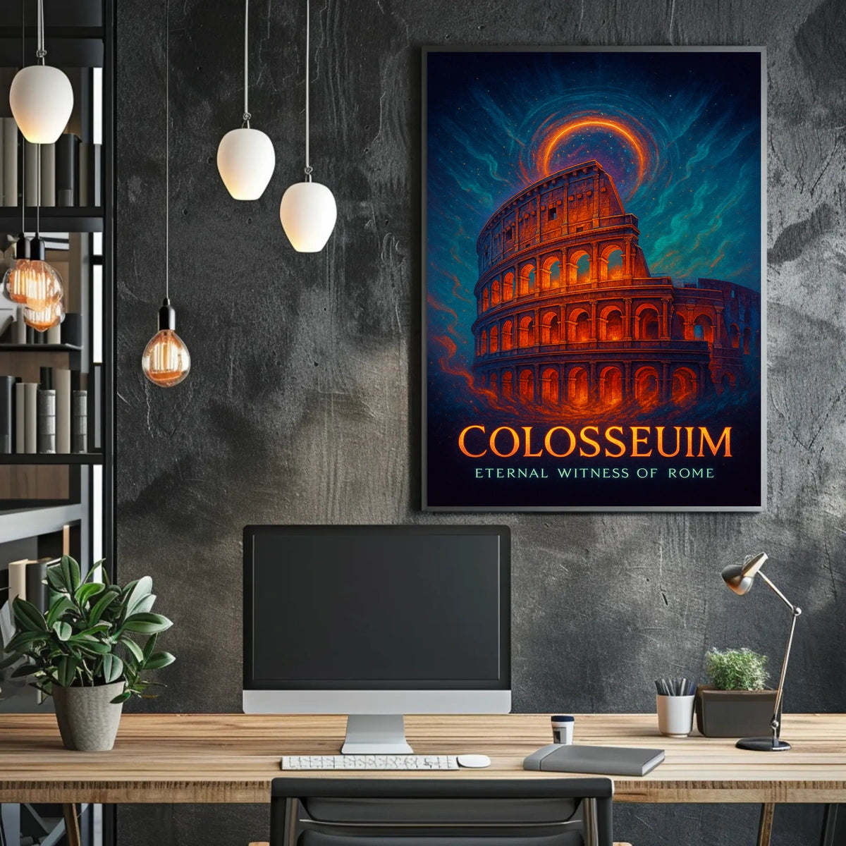 Colosseum Eternal Witness of Rome Poster