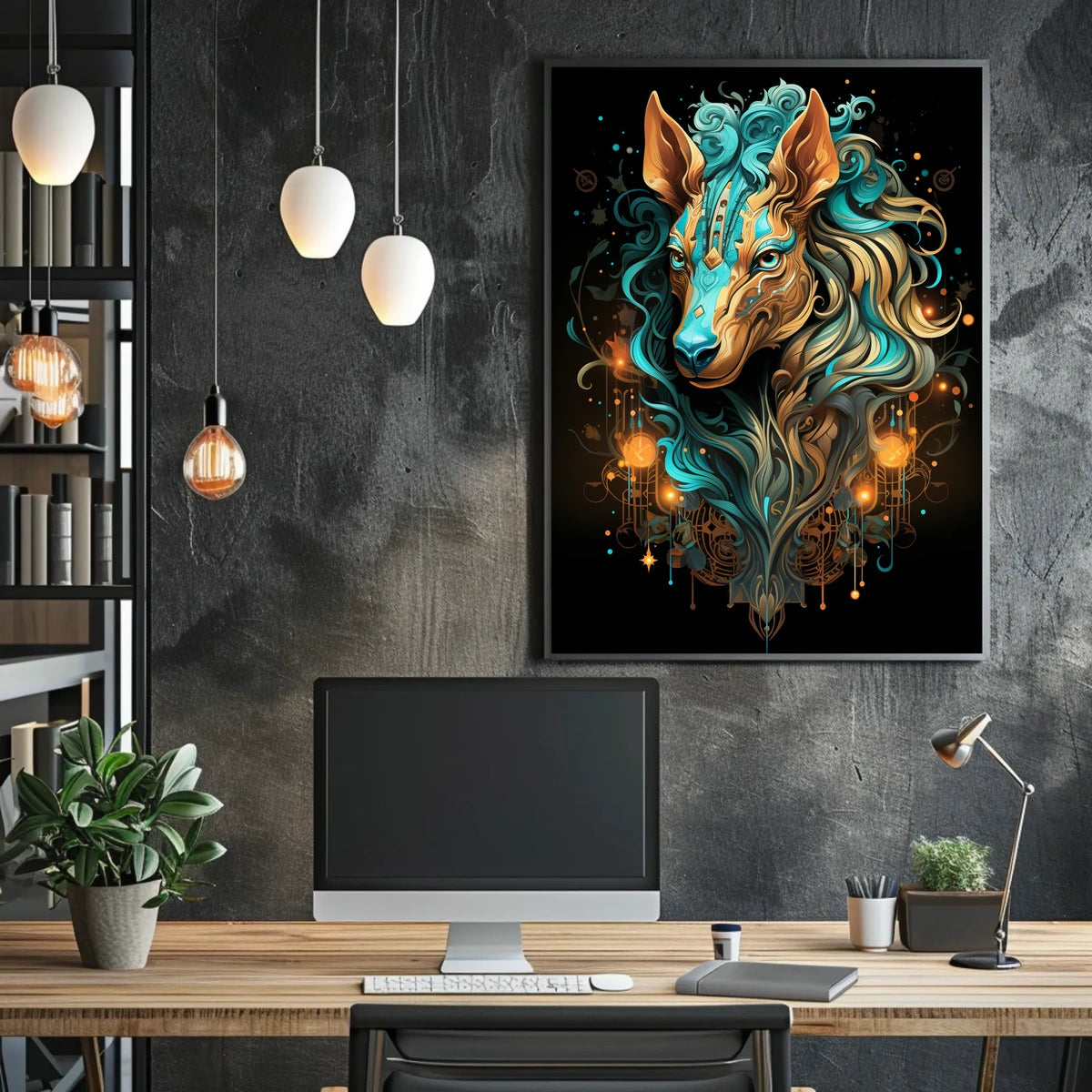 Mystical Canine Reverie