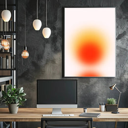 Radiant Orb Abstract Art Print - Abstract or Artistic Poster PosterGoat