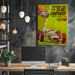 Inaugural 250 Mile Championship Race Poster